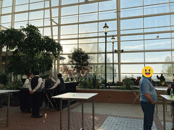 クロージングレセプション会場