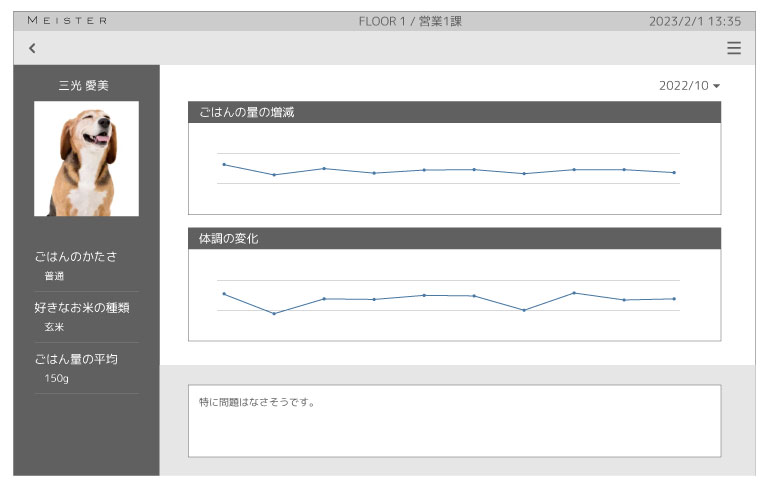 ユーザインタフェース公開個人ページ